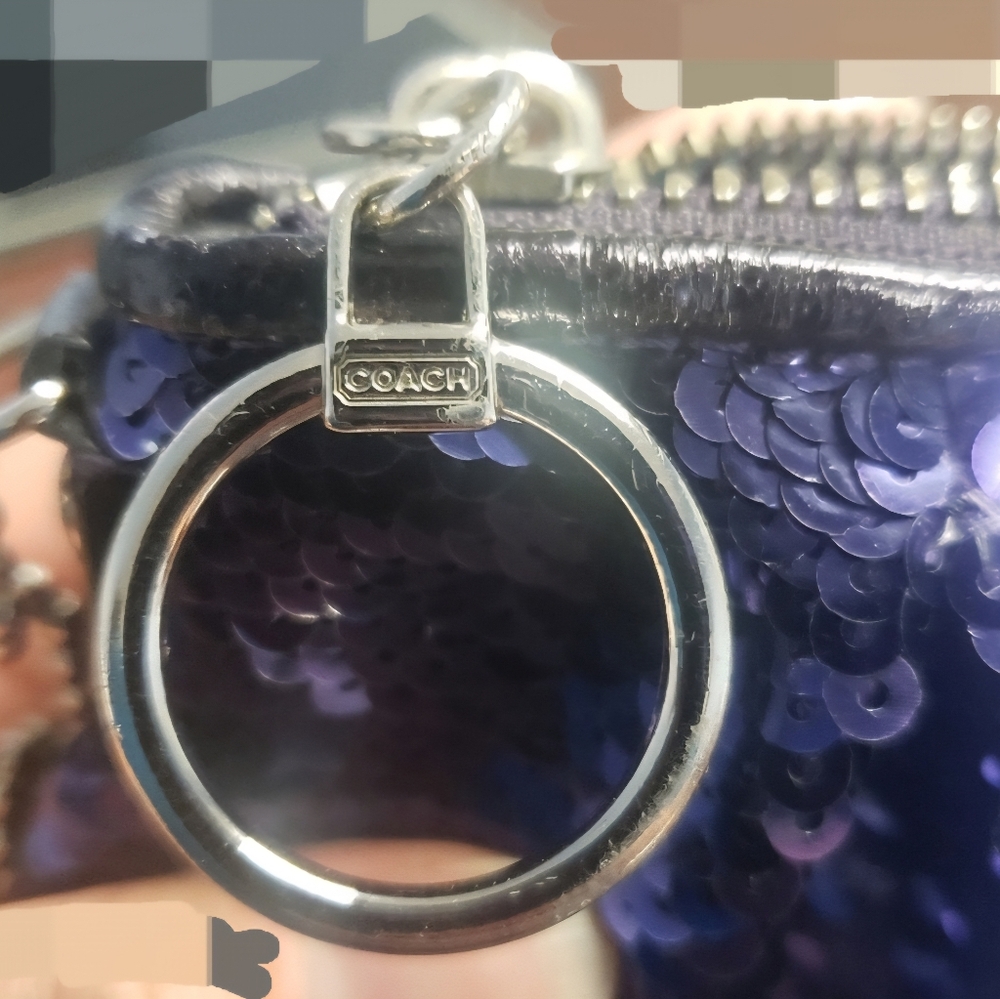 Coach Poppy Sequin Shoulder Bag - Picture 5 of 9